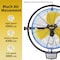 Edendirect Wall Mount Fan, 20 in Blade Dia, 3 Speeds Speeds, 120, 29 in W IR-FAN7503 - alternate 3